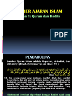 Sumber Ajaran Islam