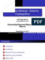 Clase Teorianumeros Sistemacriptografico PDF