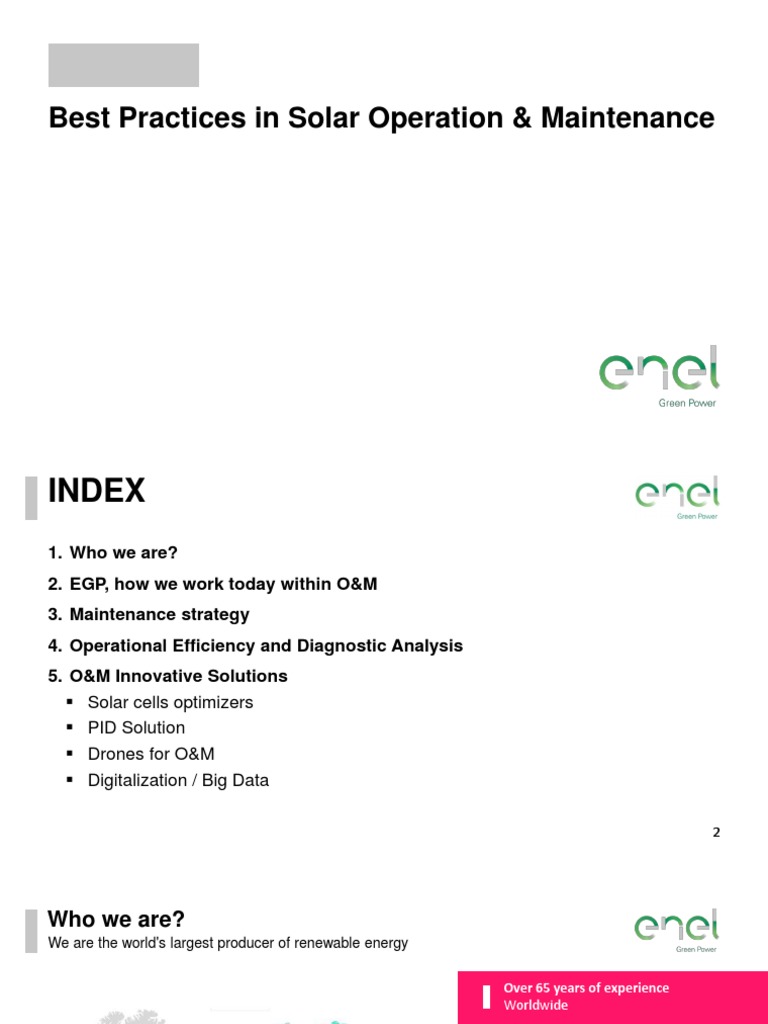Best Practices for Solar O&M | PDF | Photovoltaics | Solar Power