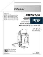 ASPEN 6/10: Operator and Parts Manual Manual de Operación Y Partes Manuel D'Utilisation Et de Pièces