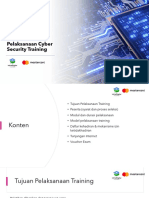 Informasi Umum Pelaksanaan Cyber Security Training