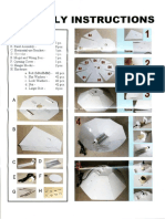 Parabolic Reflector assembly instructions