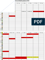 Sushant Schedule