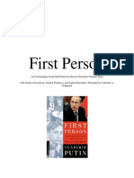 Vladimir Putin First Person PDF