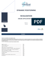 Dynamic Positioning Revalidation: Online Application Guide