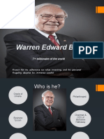 Warren Edward Buffett: 7 Billionaire of The World