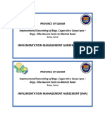 Implementation Management Agreement (Ima)