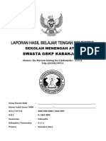 LAPORAN HASIL BELAJAR TENGAH SEMESTER Swasta GBKP Kabanjahe New 1