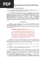 Extrajudicial Partition of Juliana's Estate | PDF | Property Law | Law ...