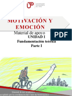 Material de Apoyo de Motivación. Unidad I