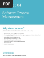 Software Process Measurement