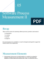 Software Process Measurement II