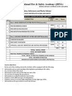 NSDC - ADVANCE CERTIFICATE IN FIRE & SAFETY Syallbus