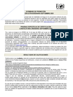 Evaluación de Septiembre - Pruebas, Resultados, Revision, Reclamacion PDF
