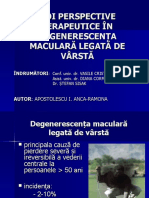 Anca Apostolescu, An Vi - Posibilitati de Tratament in Degenerescenta Maculara Senila