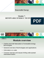 Renewable Energy - Module 7 Presentation