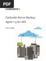 Carbonite Agent v7.5 For AIX - User Guide