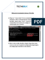 Manual Instalação Catraca TCA-Slim