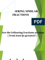 Grade 2 - Ordering Similar Fraction - E GAMES