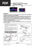 TM70 (7") / TM50 (5") Touchscreen Keypads Installation Manual