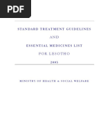 Lesotho Standard Guidelines Essential Medicines