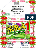 Results Based Performance Management System: Elvie Jane P. Molato