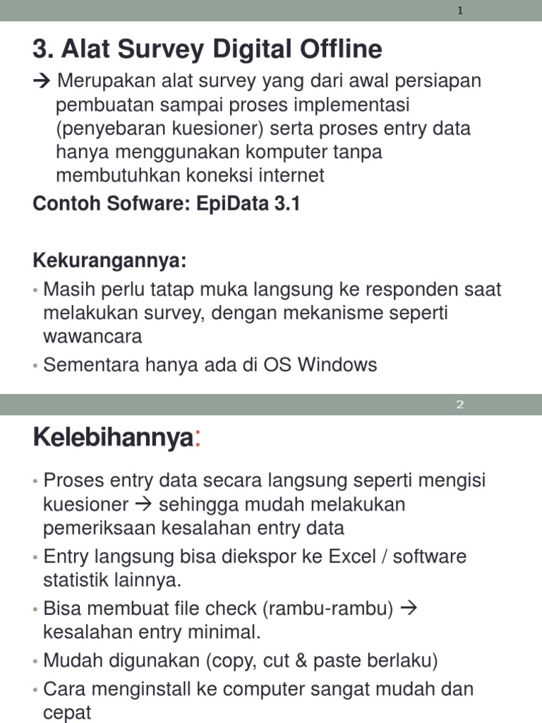 Panduan Penggunaan EpiData 3.1 | PDF | Karier & Perkembangan | Komputer