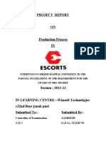 In Escorts Operation Management