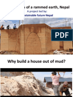 Build eco-friendly rammed earth homes in Nepal