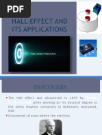 Hall Effect and Its Applications