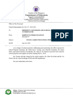 Department of Education: Property Custodians and School Facilities Coordinator Marivic M. Dimaculangan