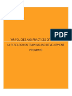 HR Policies and Practice of Aarong PDF
