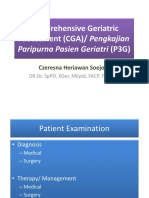 Comprehensive Geriatric Assessment (CGA) / Pengkajian: Paripurna Pasien Geriatri (P3G)