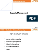 UPES Capacity Planning Steps and Considerations