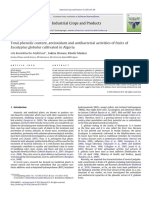 Total Phenolic Content, Antioxidant and Antibacterial Activities of Fruits of Eucalyptus Globulus in Algeria