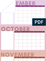 Calendario para Clases PDF