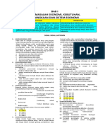 Bab 1 Inti Masalah Ekonomi (Soal)