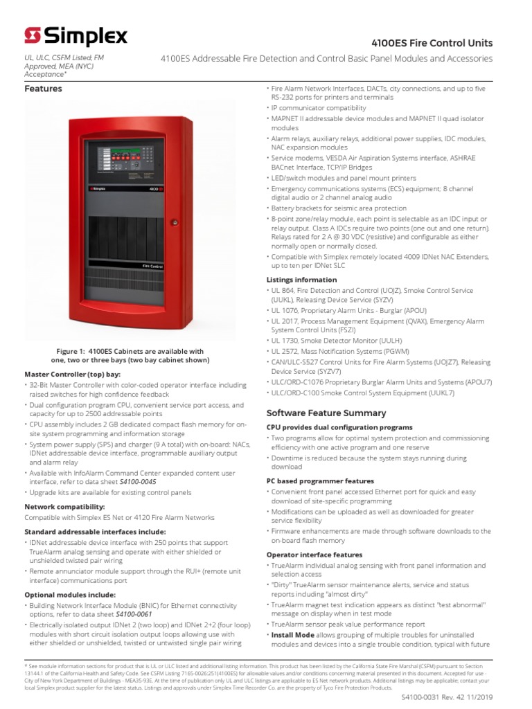 Tarjeta Interfase RS232 4100-0031 - SIMPLEX | PDF | Relay | Battery Charger