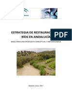Estrategia de Restauración de Ríos en Andalucía Julio 2011