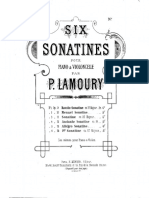 IMSLP262759-PMLP426121-PLamoury 6 Cello Sonatinas No.2, Op.10 PDF