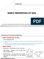 Advanced Geotechnical Engineering - CE 631A - Index Properties of Soil