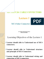 1 Lecture MC4 Connectors - Part 1