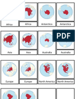 The Continents Montessori Inspired 3PartCards Map-1