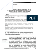 Bilateral Exudative Retinal Detachment Due To Hypertensive Retinopathy and Choroidopathy in Young Patient With Chronic Kidney Disease