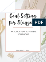 Goal Setting For Bloggers PDF