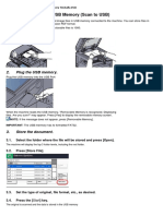 Saving Documents To USB Memory (Scan To USB) : 1. Place The Originals