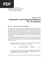 Convolution and Frequency Response For LTI Systems: Hapter