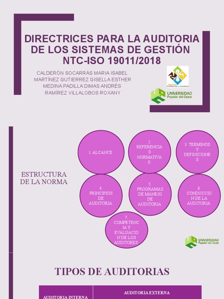 Directrices ISO 19011 para Auditorías | PDF | Auditoría | Contralor