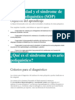 8MO MODULO La Obesidad y El Síndrome de Ovario Poliquístico