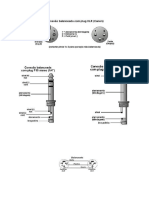 Ligação balanceado e não balanceado de microfone